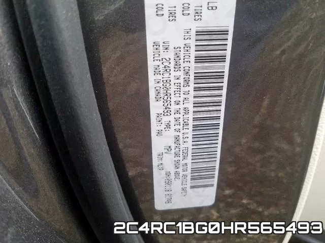 2C4RC1BG0HR565493 фото 2