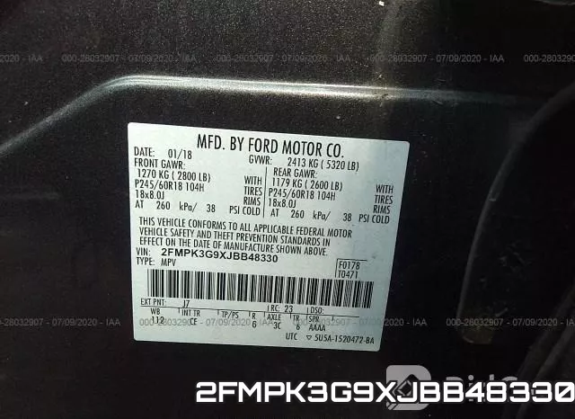 2FMPK3G9XJBB48330 фото 10