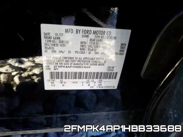 2FMPK4AP1HBB33688 фото 2