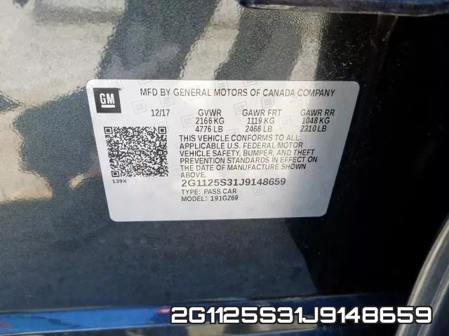 2G1125S31J9148659 фото 2