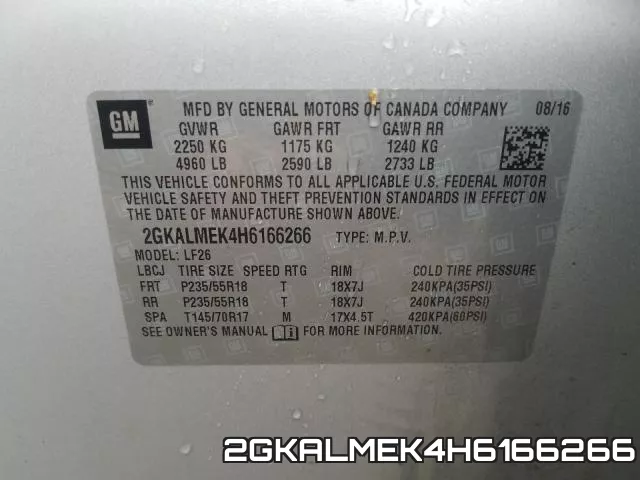 2GKALMEK4H6166266 фото 2