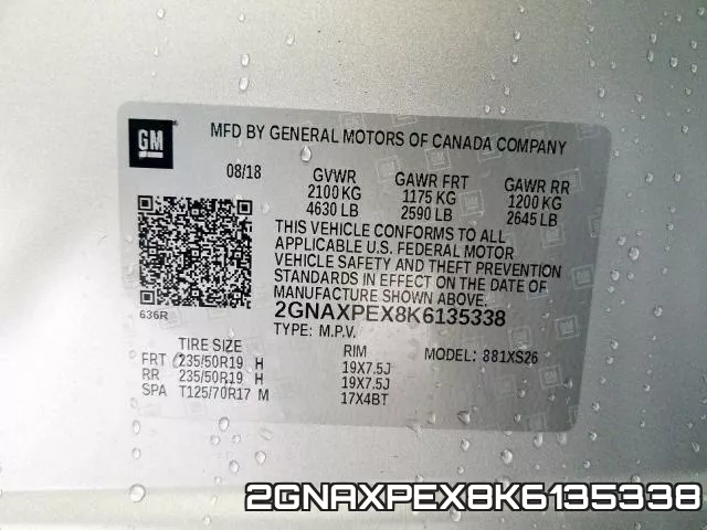 2GNAXPEX8K6135338 фото 2