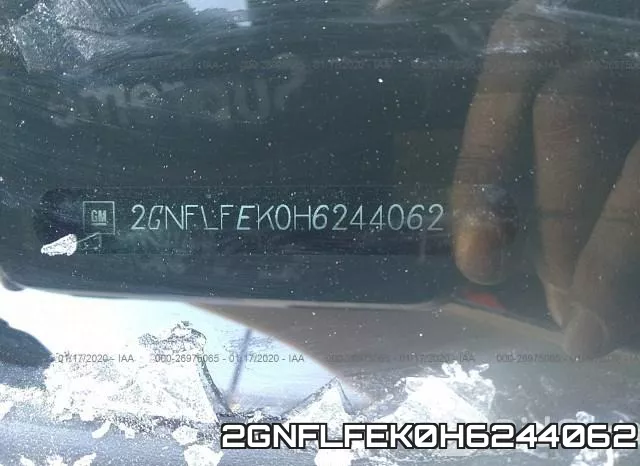 2GNFLFEK0H6244062 фото 10
