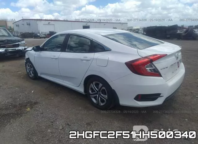 2HGFC2F51HH500340 фото 4
