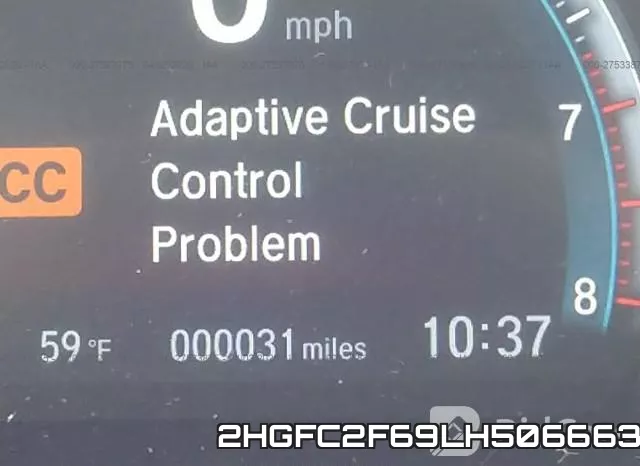 2HGFC2F69LH506663 фото 8