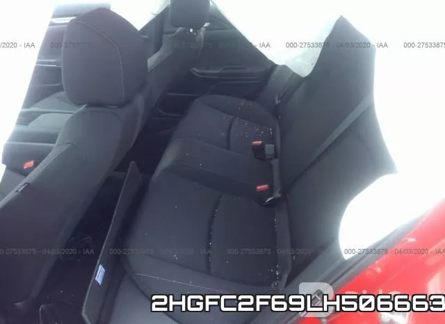 2HGFC2F69LH506663 фото 9