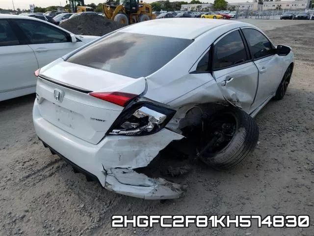 2HGFC2F81KH574830 фото 5