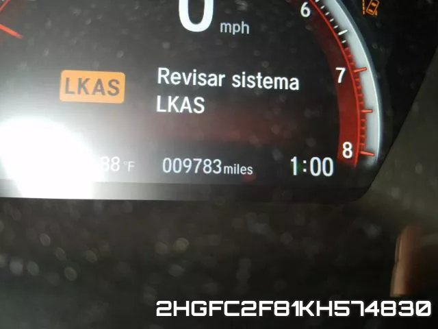 2HGFC2F81KH574830 фото 9