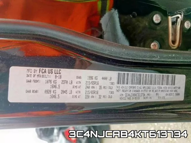 3C4NJCAB4KT613734 фото 2