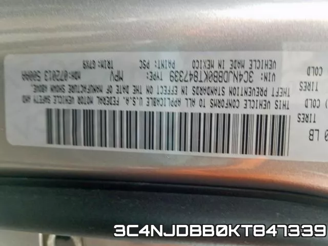 3C4NJDBB0KT847339 фото 2