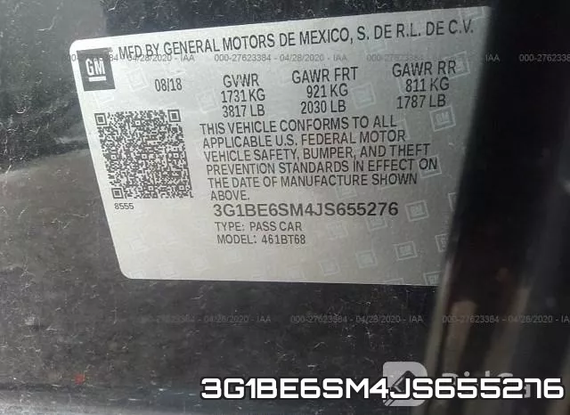 3G1BE6SM4JS655276 фото 10