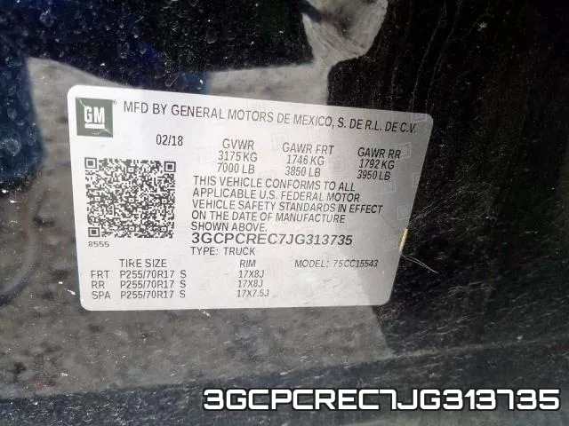 3GCPCREC7JG313735 фото 2