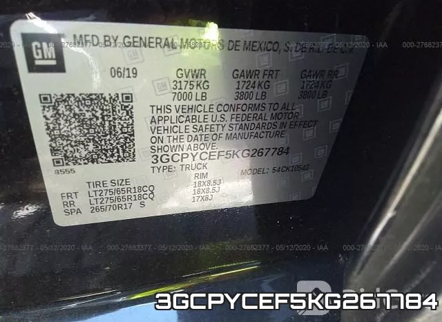 3GCPYCEF5KG267784 фото 10