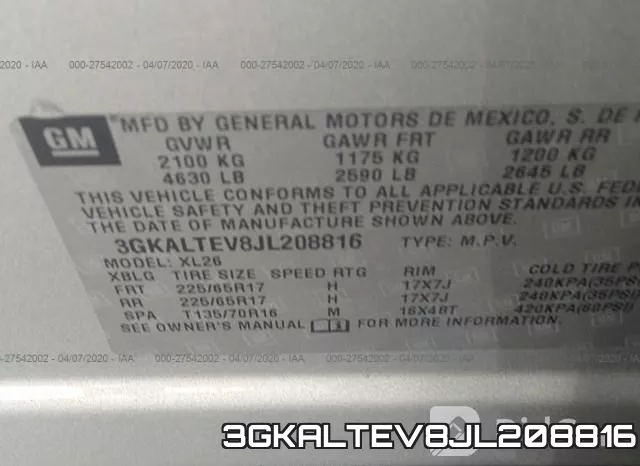 3GKALTEV8JL208816 фото 10