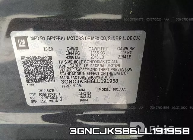 3GNCJKSB6LL191958 фото 10