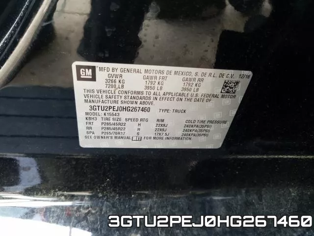 3GTU2PEJ0HG267460 фото 2