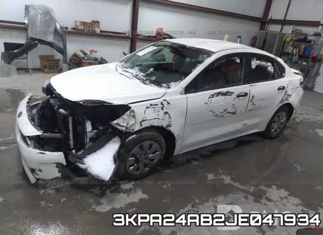 3KPA24AB2JE047934 фото 3