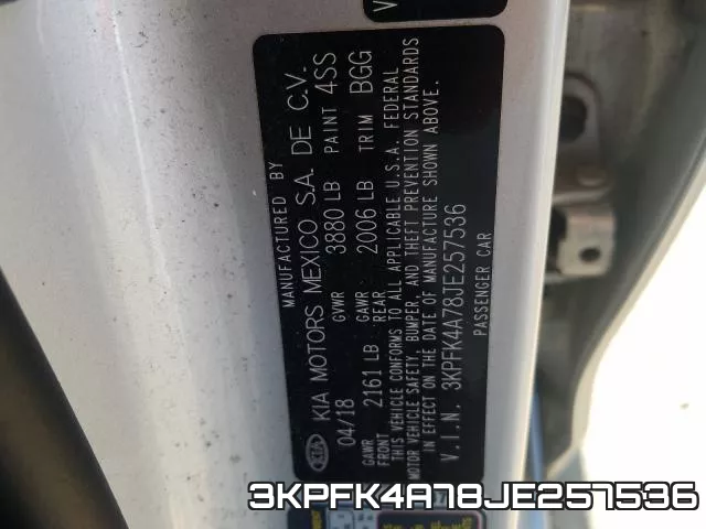 3KPFK4A78JE257536 фото 2