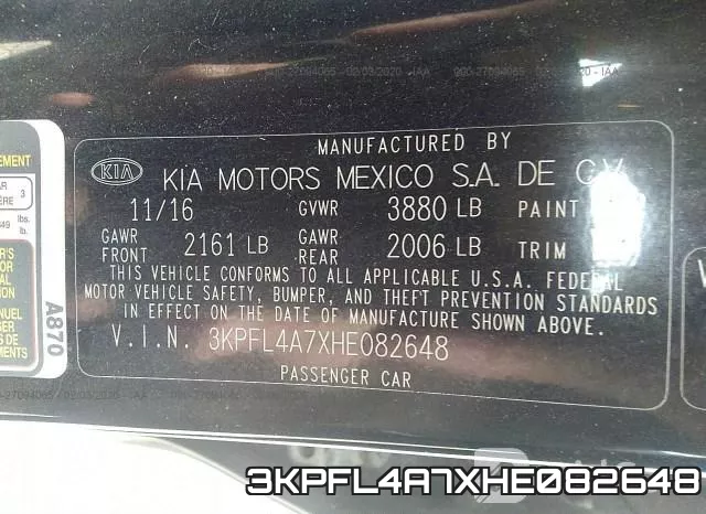3KPFL4A7XHE082648 фото 10