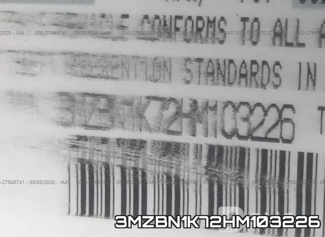 3MZBN1K72HM103226 фото 10