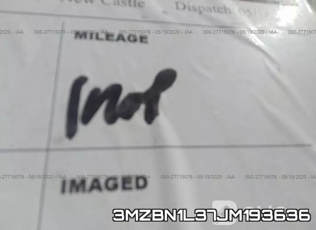 3MZBN1L37JM193636 фото 8