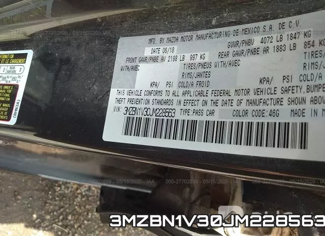 3MZBN1V30JM228563 фото 10
