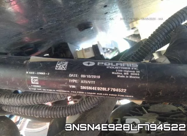 3NSN4E928LF794522 фото 2