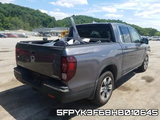 5FPYK3F68HB010645 фото 5