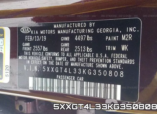 5XXGT4L33KG350808 фото 10