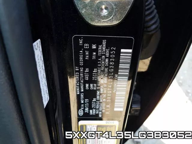 5XXGT4L35LG383052 фото 2