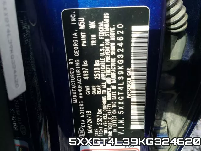 5XXGT4L39KG324620 фото 2