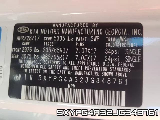 5XYPG4A32JG348761 фото 2