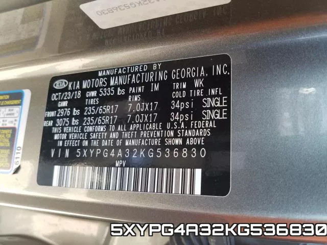 5XYPG4A32KG536830 фото 2
