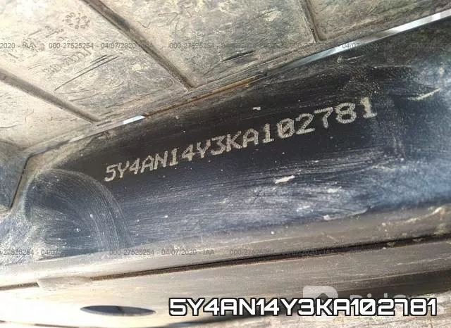 5Y4AN14Y3KA102781 фото 2