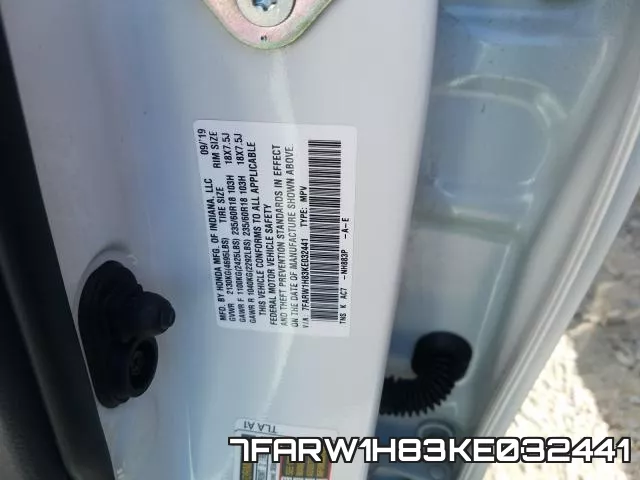 7FARW1H83KE032441 фото 2