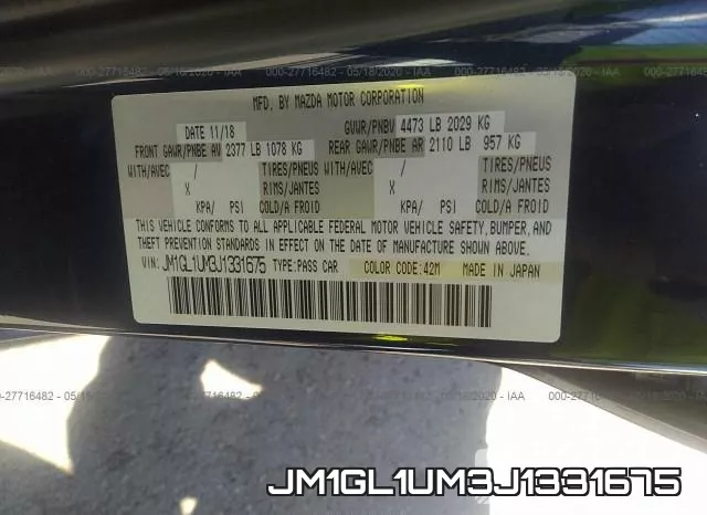 JM1GL1UM3J1331675 фото 10