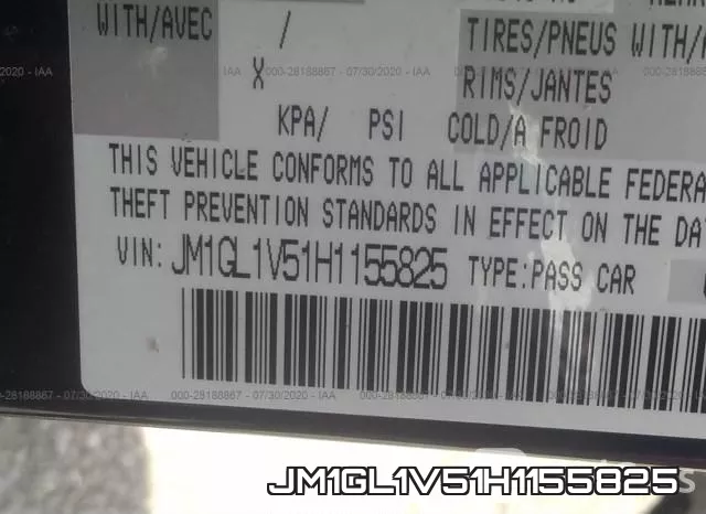 JM1GL1V51H1155825 фото 10