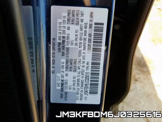 JM3KFBDM6J0325616 фото 2