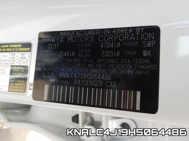 KNALC4J19H5064486 фото 2