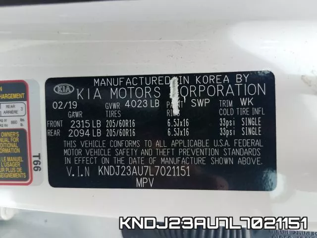 KNDJ23AU7L7021151 фото 2