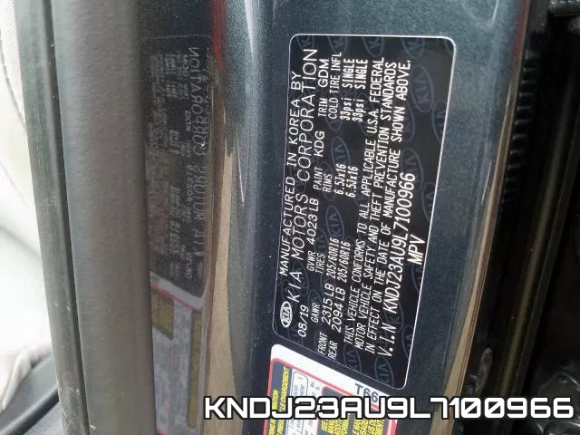 KNDJ23AU9L7100966 фото 2