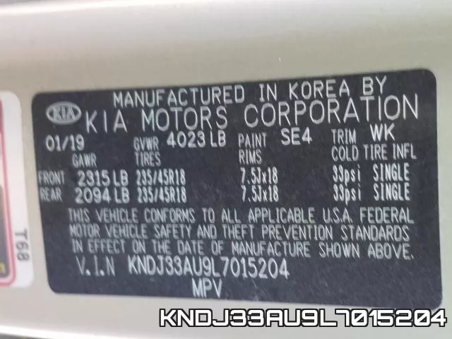KNDJ33AU9L7015204 фото 2