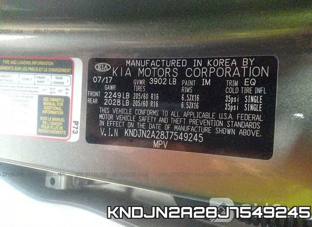 KNDJN2A28J7549245 фото 10
