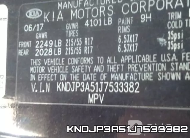 KNDJP3A51J7533382 фото 10