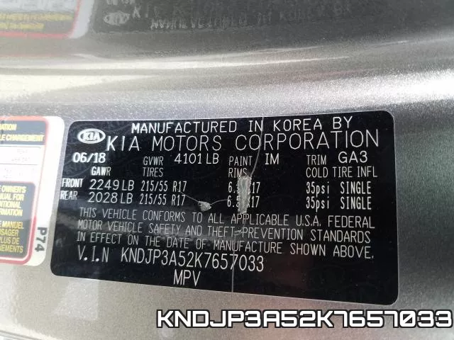 KNDJP3A52K7657033 фото 2