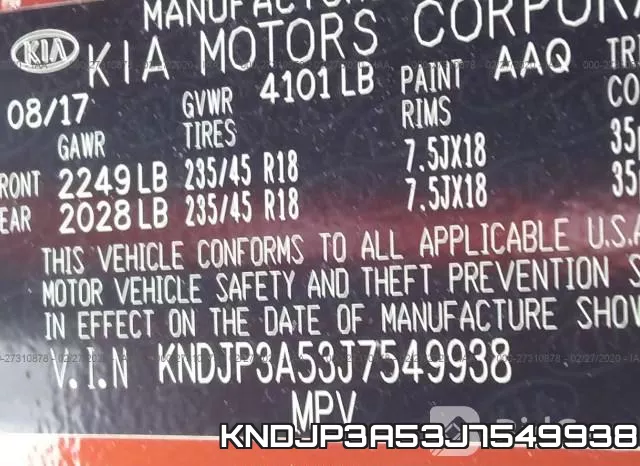 KNDJP3A53J7549938 фото 10