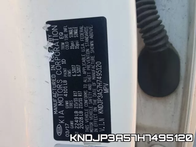 KNDJP3A57H7495120 фото 2