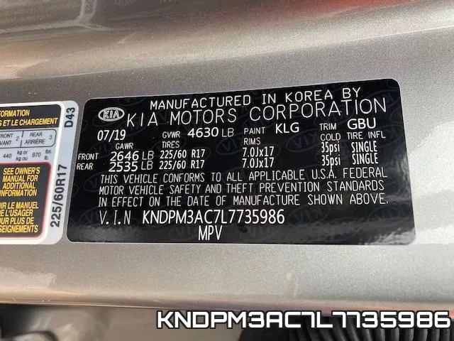 KNDPM3AC7L7735986 фото 2