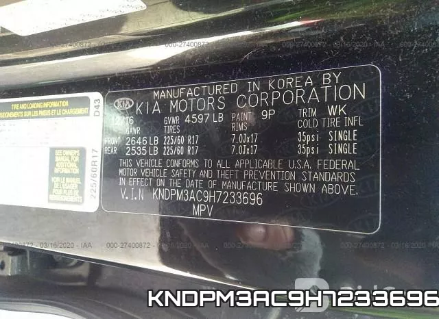 KNDPM3AC9H7233696 фото 10