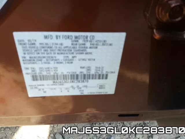 MAJ6S3GL0KC283870 фото 2